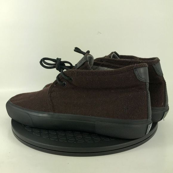 Frye Ludlow Brown Wool Chukka Casual Shoes 3480365-Win Men’s Size 10.5 - Picture 7 of 12